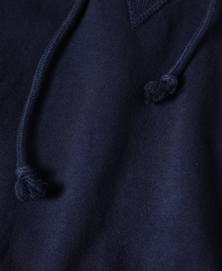 Indigo-Dyed Cotton-Jersey Hoodie