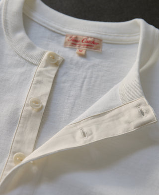 1930s Loopwheel Cotton Henley Shirt