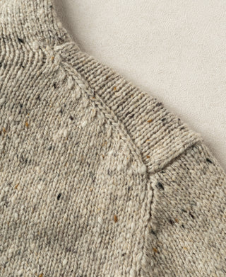 Roll Neck Pure Wool Fisherman Sweater