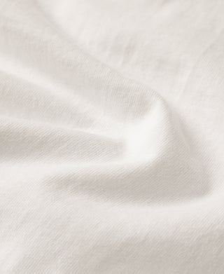 Heavyweight Cotton Tubular Short-Sleeve Henley Shirt