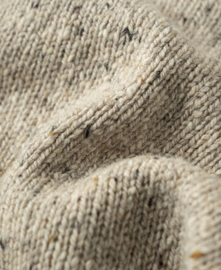 Roll Neck Pure Wool Fisherman Sweater