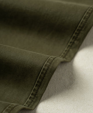stitching detail of Vintage Washed Tapered 5-Pocket Pants