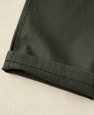 hem detail of Vintage Washed Tapered 5-Pocket Pants