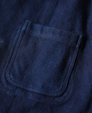 Indigo-Dyed Sashiko Work Jacket