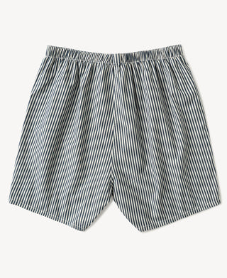 Vintage inspired cotton boxer shorts with a comfortable loose fit and clean back design