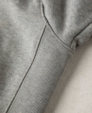 Close up of the ribbed side panel and seam construction