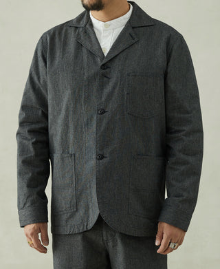 Black Chambray Work Jacket