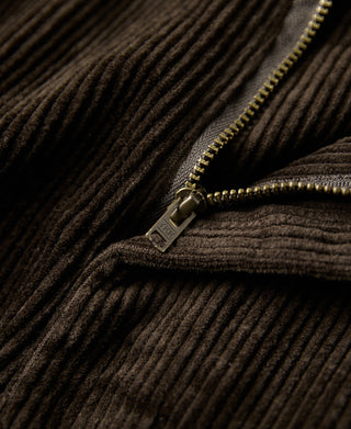 YKK zipper fly of 1960s Double Pleated Corduroy Trousers