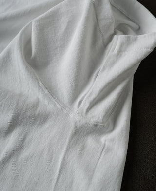 armpit detail of Regular Fit Heavyweight Tubular Jersey T-Shirt