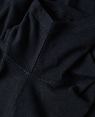 armpit stitching of Classic Fit Loopwheel Slub Cotton T-Shirt