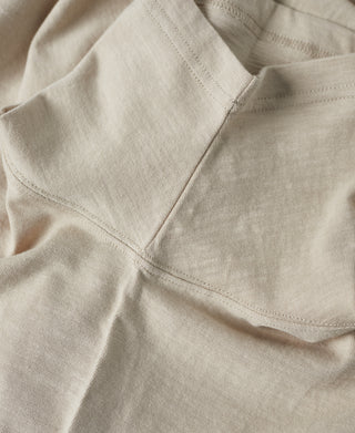 armpit stitching of Classic Fit Loopwheel Slub Cotton T-Shirt