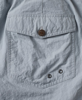 back button pocket of 5-Inch Nylon Swim Shorts