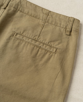 back pocket of 1930s Washed Officer Chino Shorts
