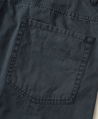 back pocket of Vintage Washed Tapered 5-Pocket Pants