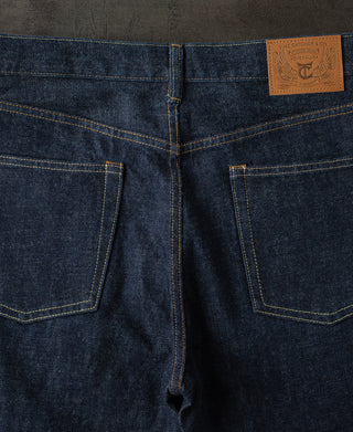 back pockets of 1954 Zip-Fly Tapered Selvedge Denim Jeans