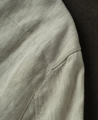 back shoulder detail of Linen Safari Jacket