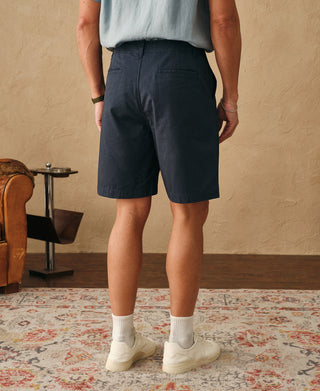 back view of 1930s Washed Officer Chino Shorts