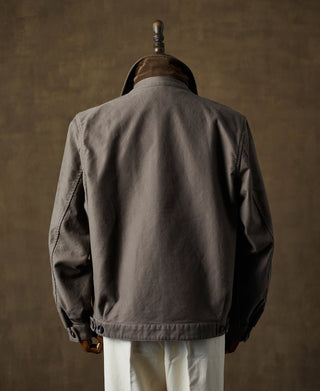 back view of A-2 Moleskin Bomber Jacket