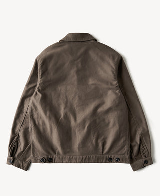 back view of A-2 Moleskin Bomber Jacket