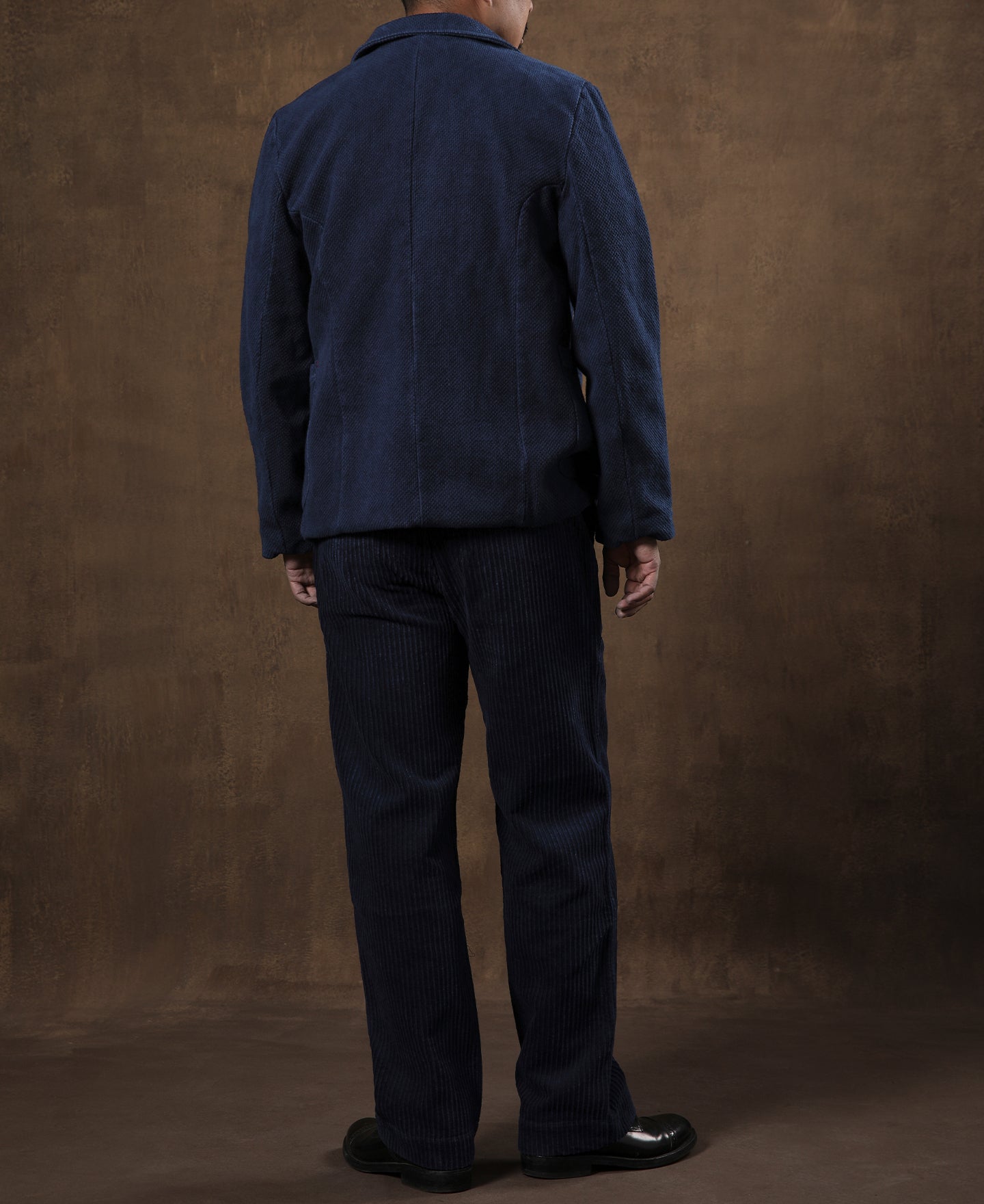 French Indigo-Dyed Sashiko Work Jacket | Time Catcher – Time