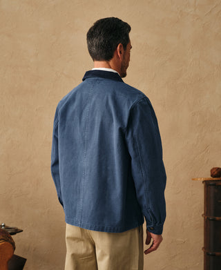 back view of French Worker Chore Jacket