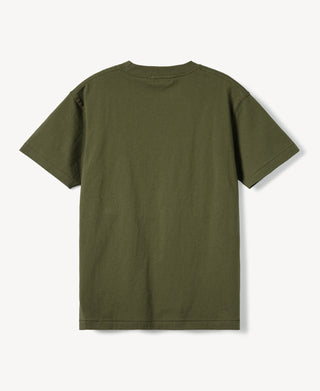 back view of Regular Fit Heavyweight Tubular Jersey T-Shirt