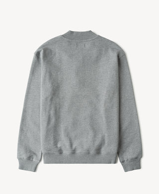 back view of Track Quarter-Zip Baseball Sweatshirt