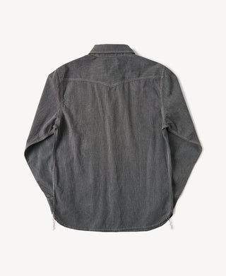 back view of Vintage Cotton Jaspé Workshirt