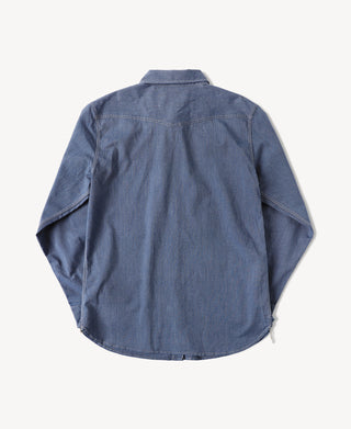 back view of Vintage Cotton Jaspé Workshirt