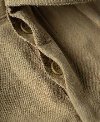 Button Detail of British Army Cotton-Linen Gurkha Shorts