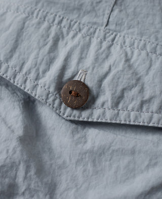 button detail of 5-Inch Nylon Swim Shorts