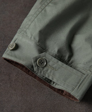 buttoned cuff of M-65 Water Repellent Poplin Short Parka