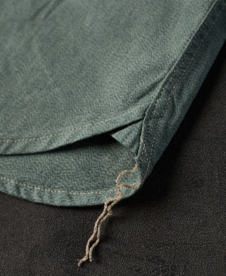 chain stitching of Vintage Cotton Jaspé Workshirt
