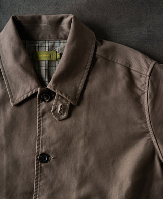 chest detail of A-2 Moleskin Bomber Jacket