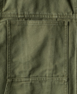 chest patch pocket of Utility Canvas Field Cruiser Jacket