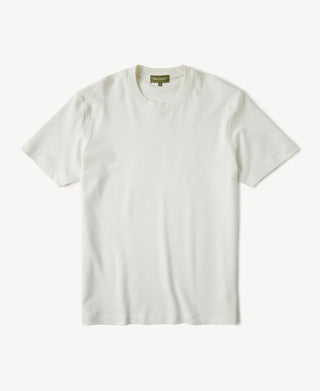 Classic Fit Cotton and Modal-Blend T-Shirt in White