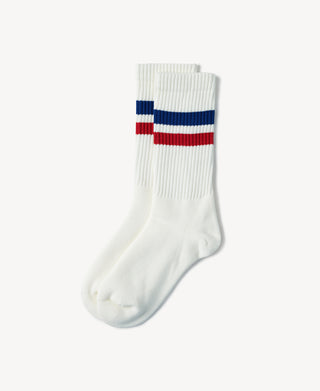 Classic IVY League Cotton Socks in White