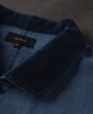 collar detail of French Worker Chore Jacket