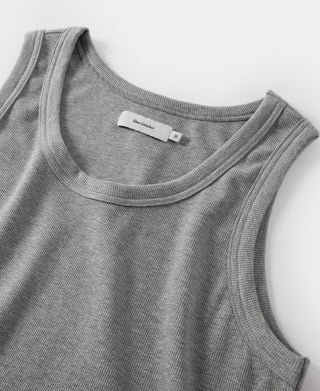 Collar Detail of Modal Blend Tank Top