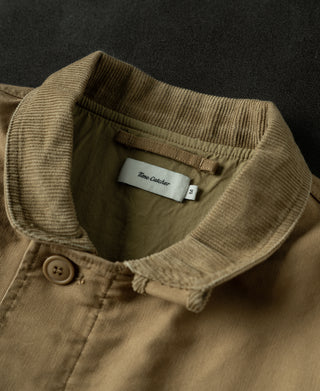 collar detail of Unlined USN N-1 Deck Jacket
