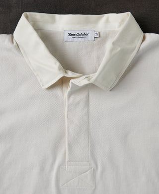 collar of Classic Fit Jersey Tubular Rugby Shirt