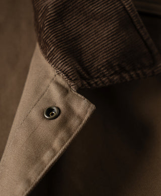 copper button of Forest Service Cruiser Jacket