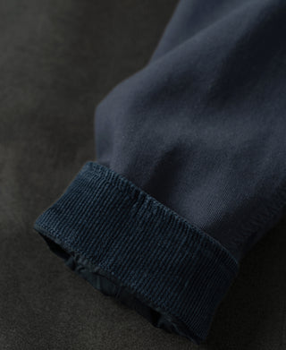 corduroy-trimmed cuff of Unlined USN N-1 Deck Jacket