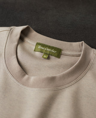 crew neck of Classic Fit Cotton and Modal-Blend T-Shirt