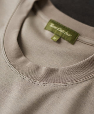 crew neck of Classic Fit Cotton and Modal-Blend T-Shirt