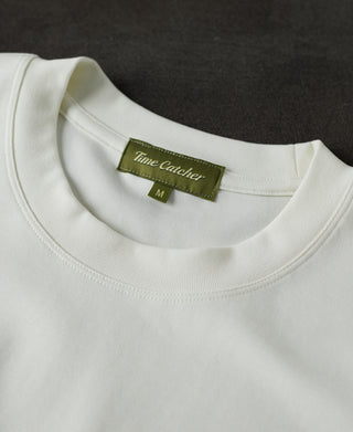 crew neck of Classic Fit Cotton and Modal-Blend T-Shirt