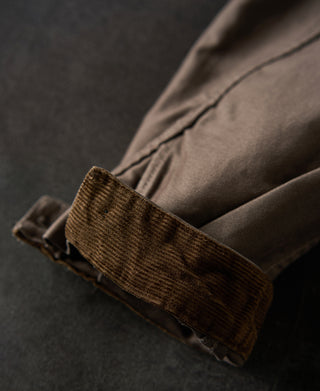 cuff detail of A-2 Moleskin Bomber Jacket
