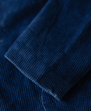 cuff detail of French Indigo-Dyed Corduroy Work Jacket