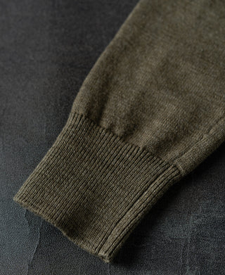 cuff detail of Slub Cotton Long Sleeve Knit Polo