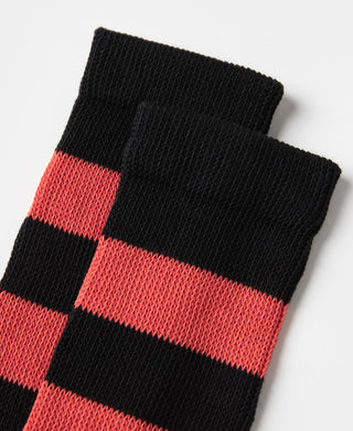 cuff of Retro Striped Cotton Socks